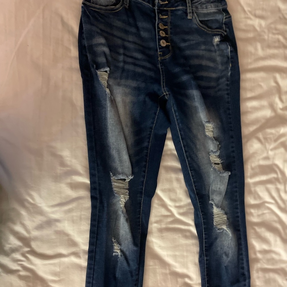 Pant and denim jacket